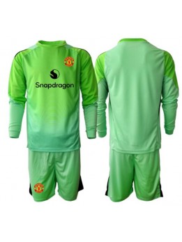 Manchester United Målvakt Replika Tredje Kläder Barn 2025-26 Långärmad (+ byxor)